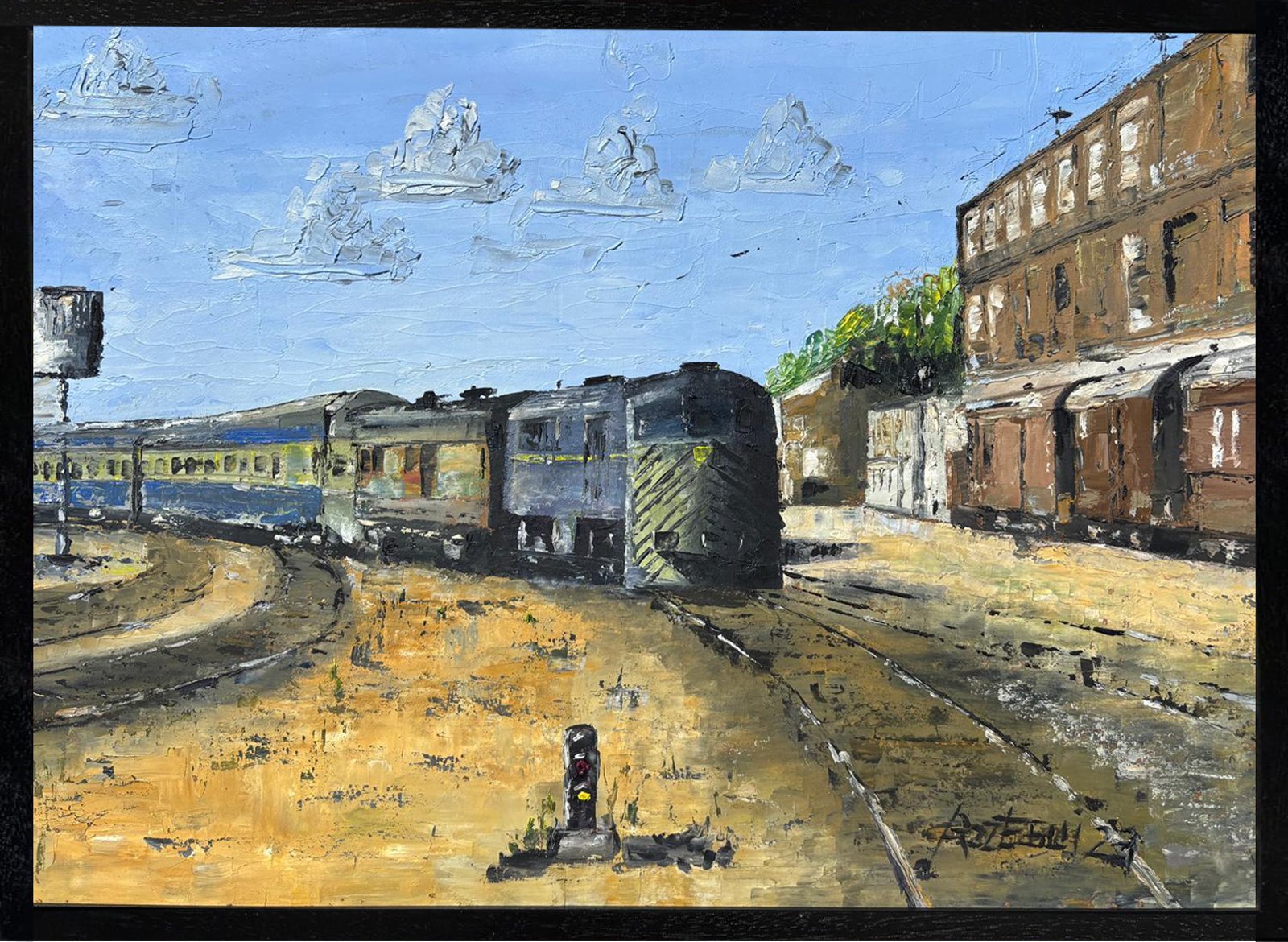 Llegando a Estación Central - Ruben Aroztegui