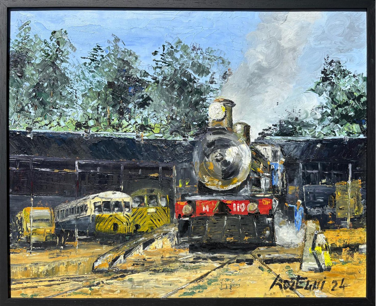 Taller de AFE en Peñarol - Ruben Aroztegui